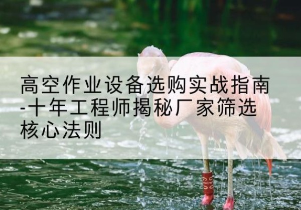 尉犁剪叉式升降机厂家-高空作业设备选购实战指南-十年工程师揭秘厂家筛选核心法则
